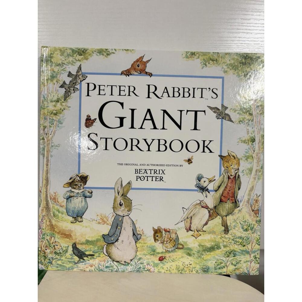 Peter Rabbit’s Giant Storybook (1999 Hardcover) Beatrix Potter •‎ 18 Stories